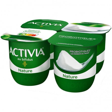 DANONE Activia - Yaourt nature 4x125g